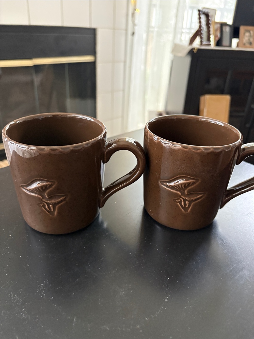 Brown Ceramic Coffee Mugs - Set of 2 Hearth and Hand Fall 2025